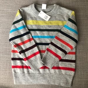 Gap boys striped sweater